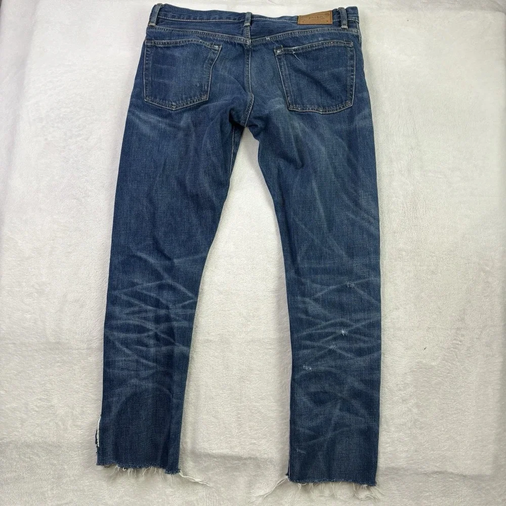 Polo Ralph Lauren Button Fly Denim Jeans Men's Waist 34